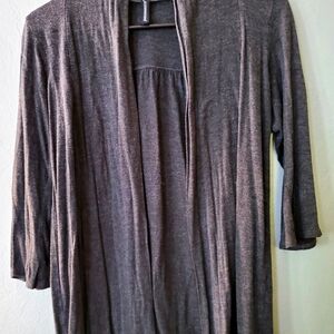 Dark Gray Flyaway Cardigan
